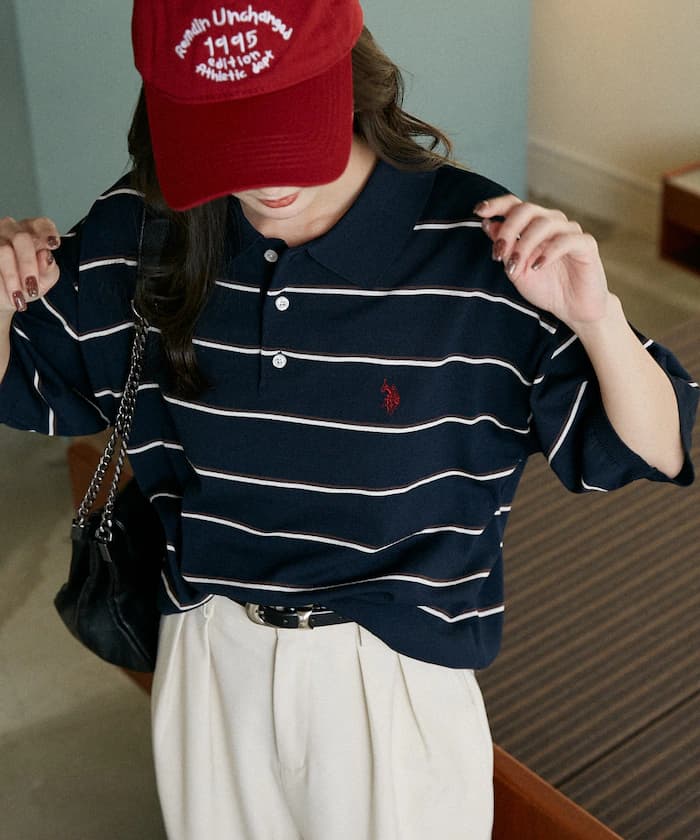 ＜接觸冷感＞別注 夏季針織衫 POLO 限定展開