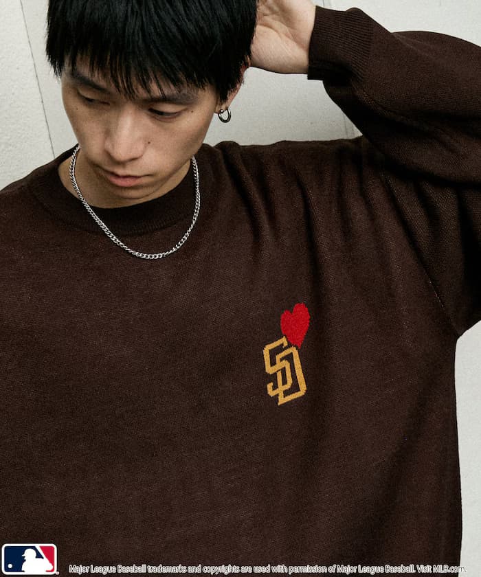 別注 HEART LOGO KNIT
