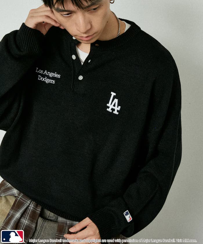 別注 HENRY NECK KNIT TOPS