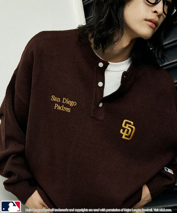 別注 HENRY NECK KNIT TOPS