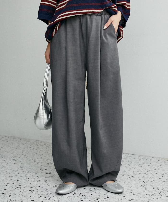 LOVE POP STUDIO 鬆緊易穿窄管褲 限定展開