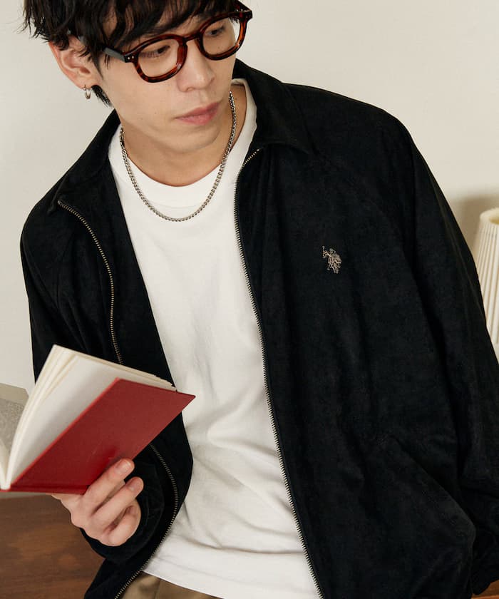 麂皮絨感夾克 限定展開