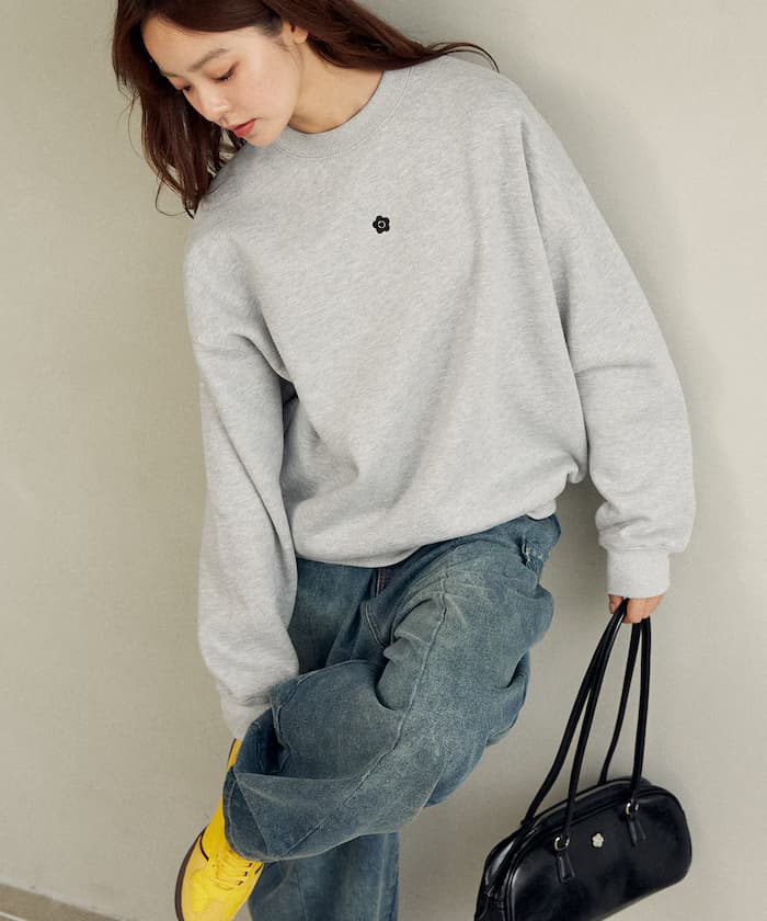 單點logo刺繡 裡起毛 衛衣 限定展開