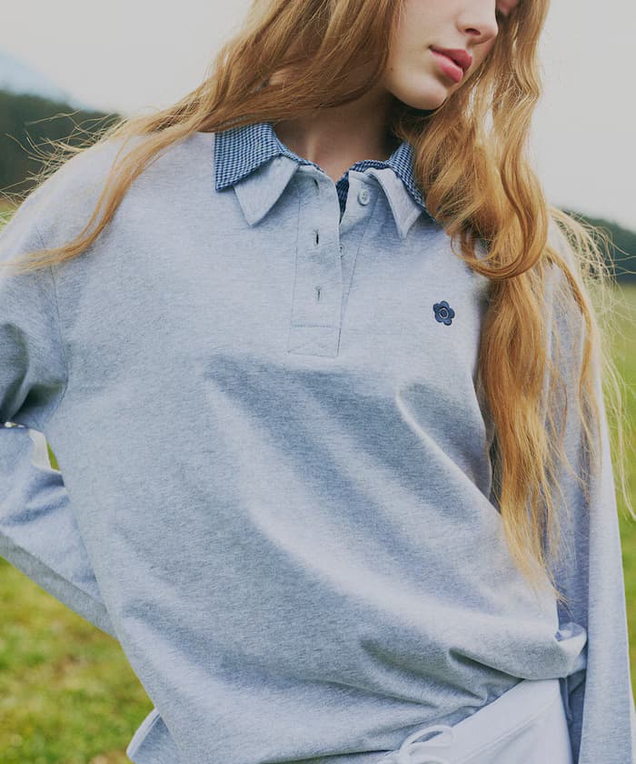 領口分層風格 Polo衫 限定展開