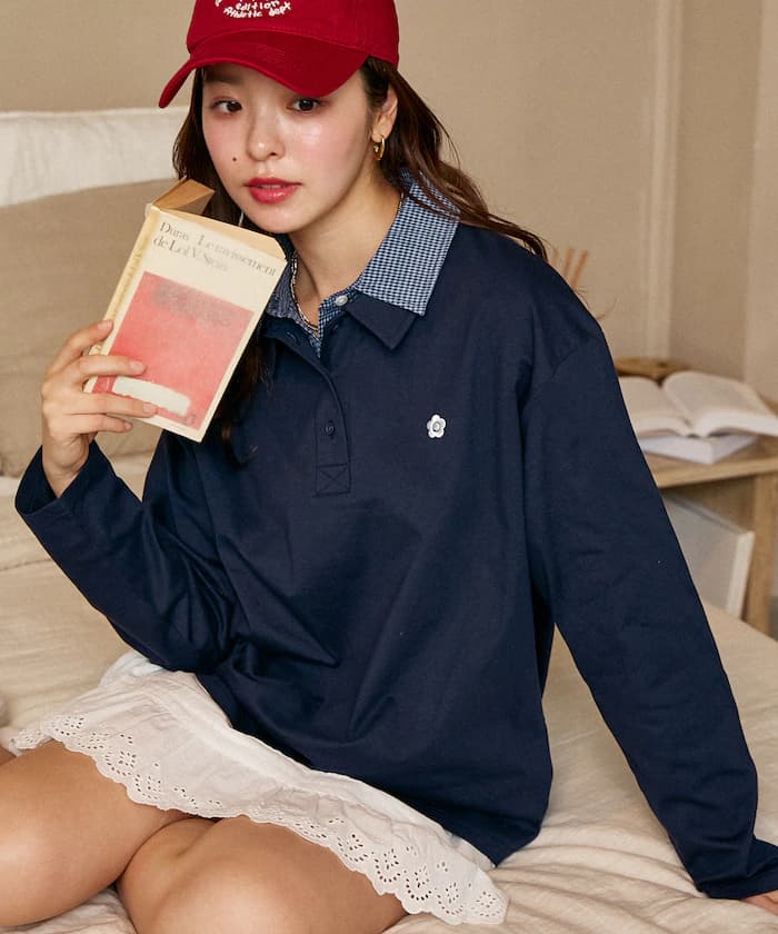 領口分層風格 Polo衫 限定展開