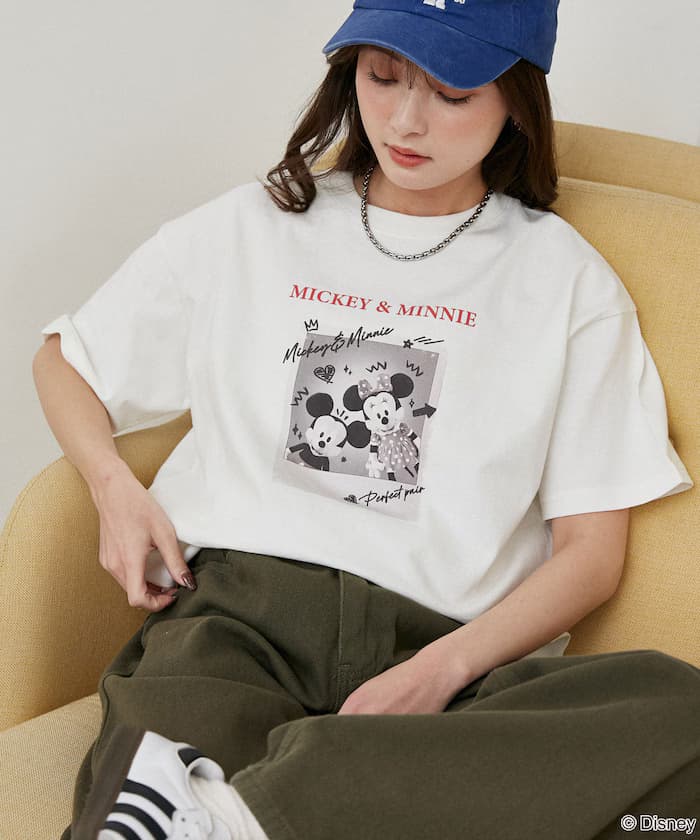 迷你ーマウス 塗鴉風拍立得相紙藝術T恤 限定展開