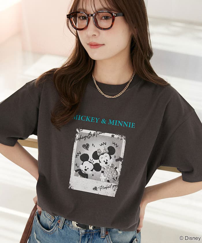 迷你ーマウス 塗鴉風拍立得相紙藝術T恤 限定展開