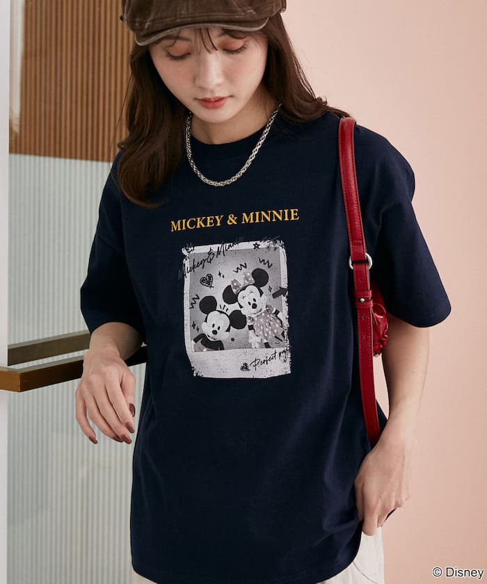 迷你ーマウス 塗鴉風拍立得相紙藝術T恤 限定展開