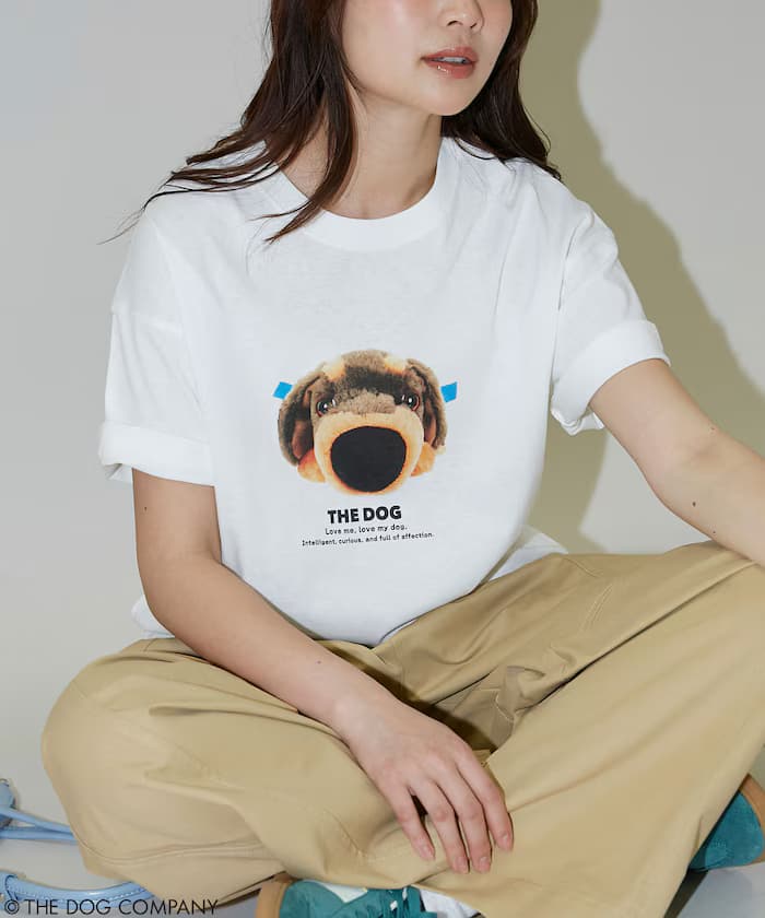 THE DOG 絨毛藝術印花 T恤【限定款】