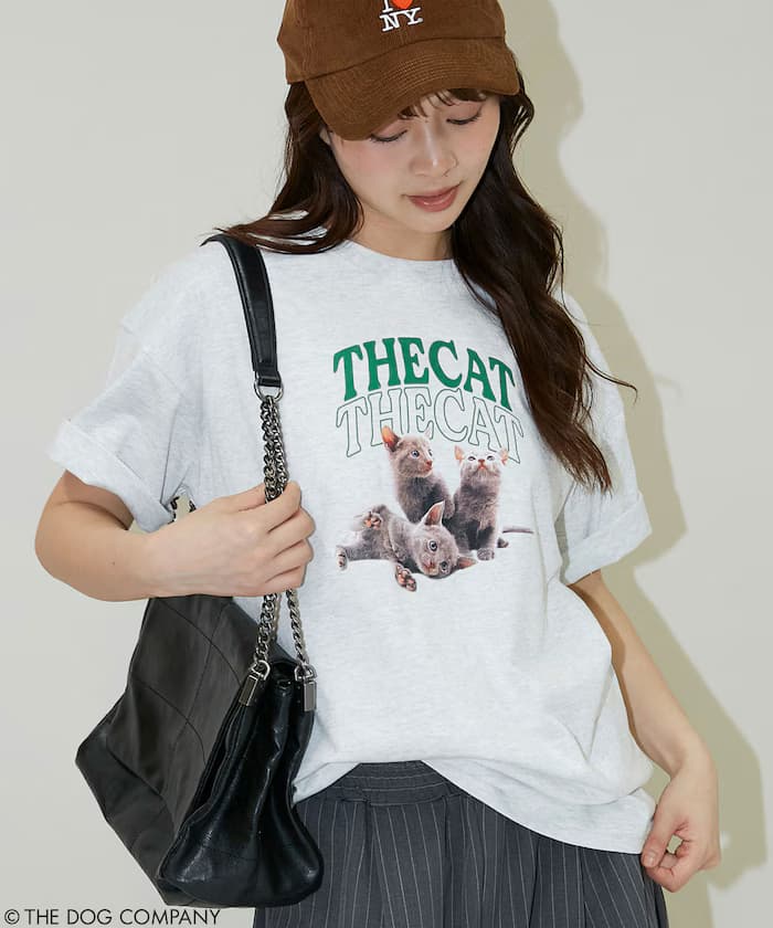 THE DOG / THE CAT 學院風 短袖T恤【限定款】