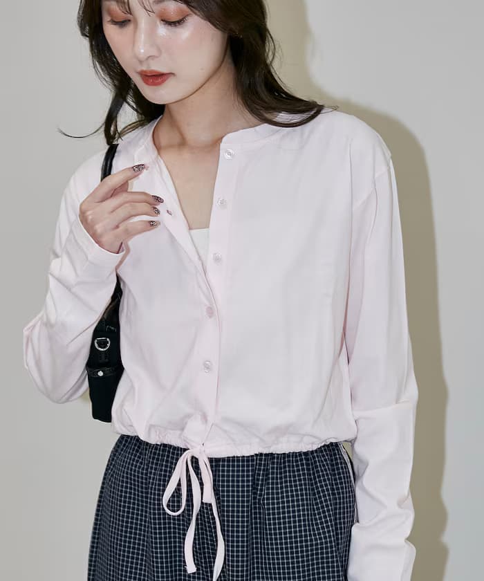 束繩針織開衫 限定展開