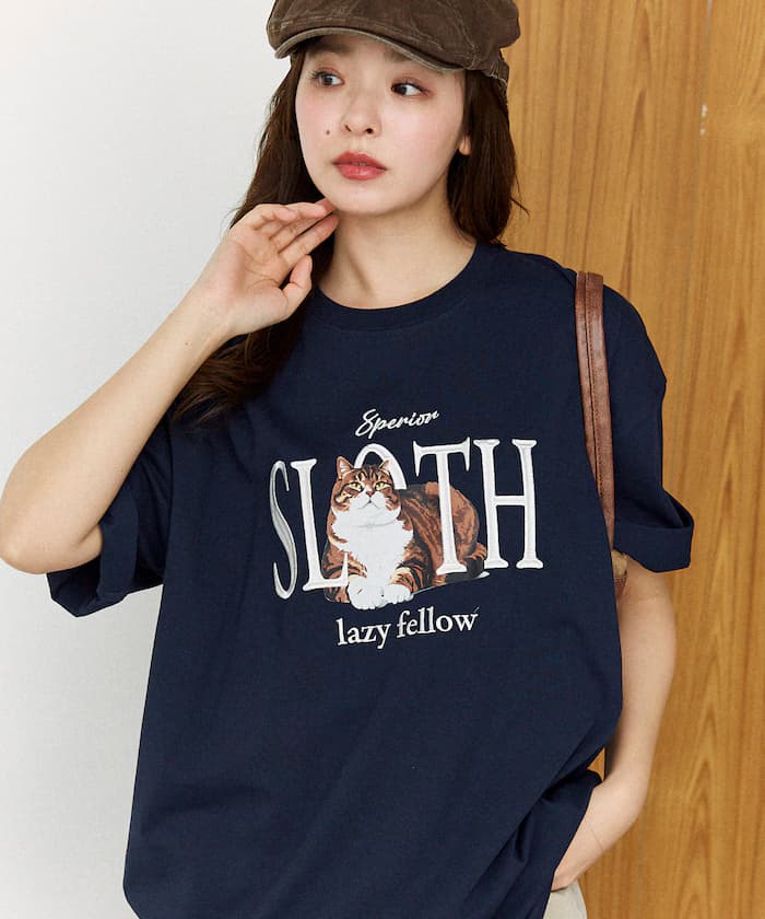 SLOTH 刺繡動物 短袖T恤【限定款】
