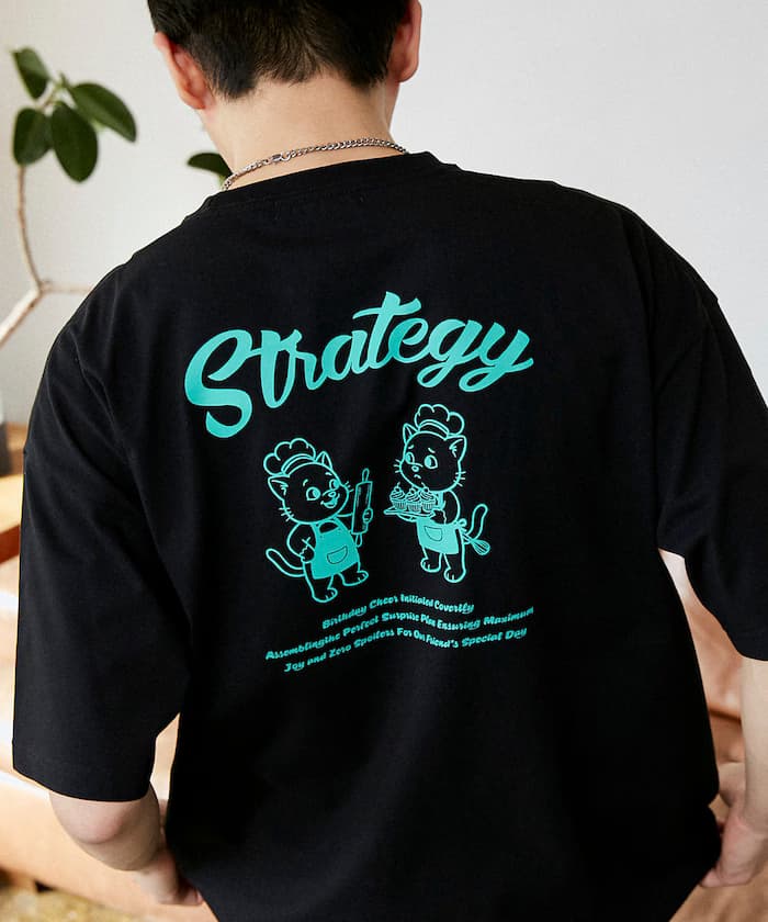 STRATEGY 貓咪印花 短袖T恤【限定款】
