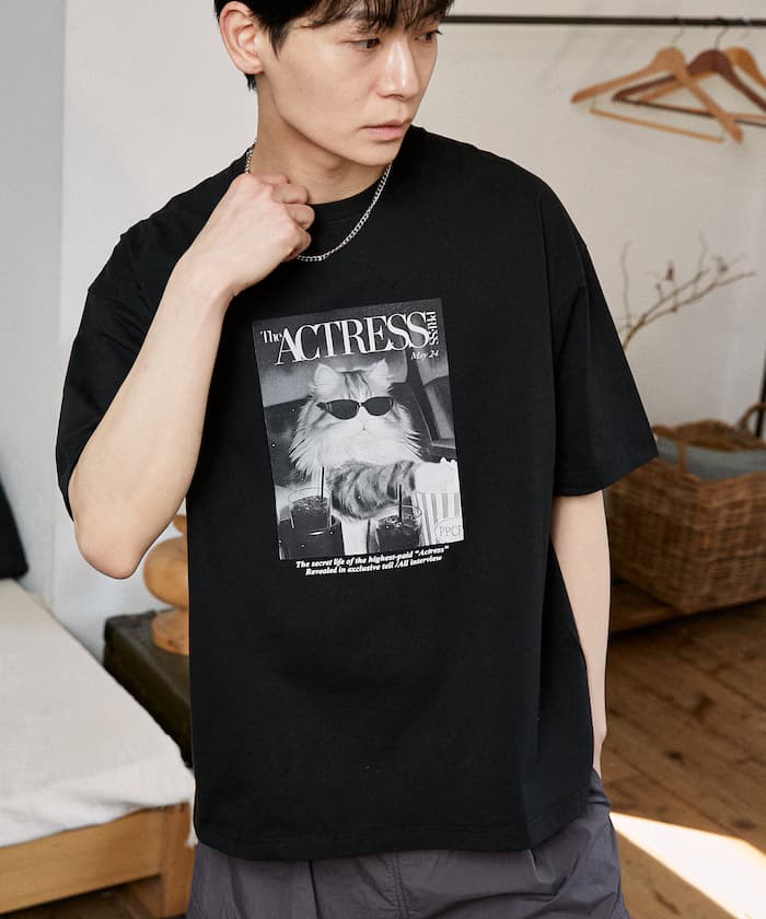 MAGAZINE 貓咪寫真 短袖T恤【限定款】
