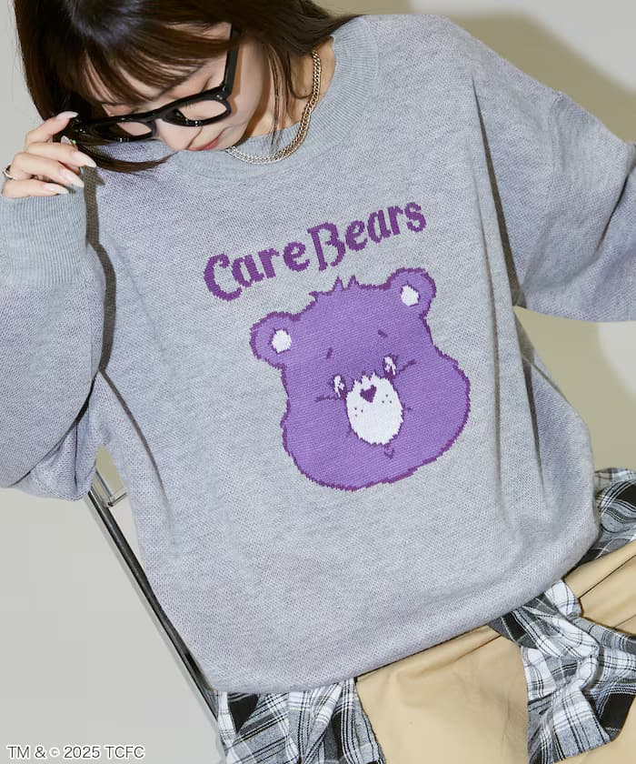 Care Bears 聯名限定 人物織紋 高支針織衫【限定款】