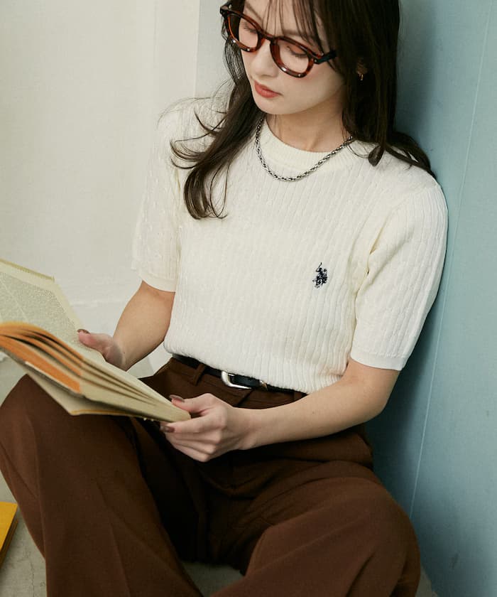 別注 圓領 ケーブル針織衫 限定展開