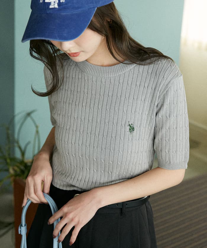 別注 圓領 ケーブル針織衫 限定展開