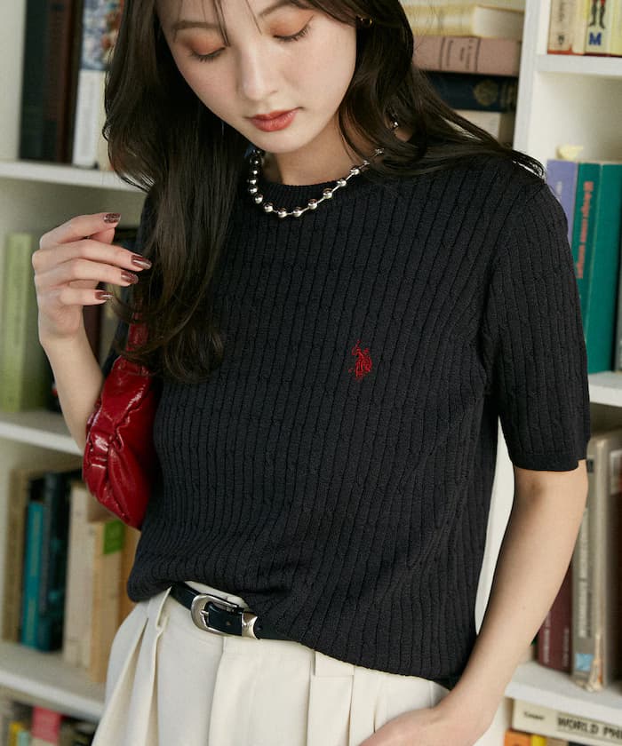 別注 圓領 ケーブル針織衫 限定展開