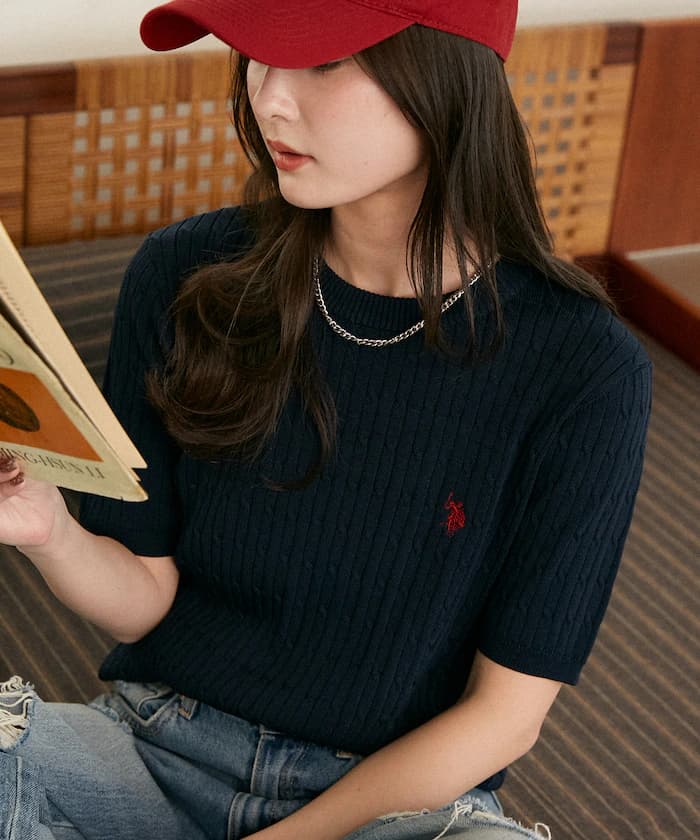 別注 圓領 ケーブル針織衫 限定展開