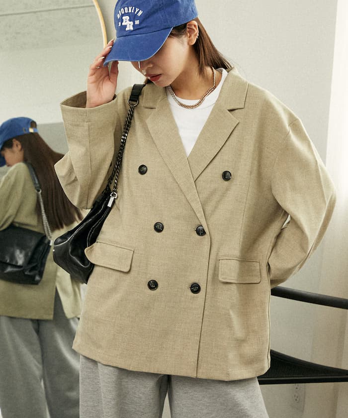 DOUBLE BREASTED 裁縫外套 限定展開