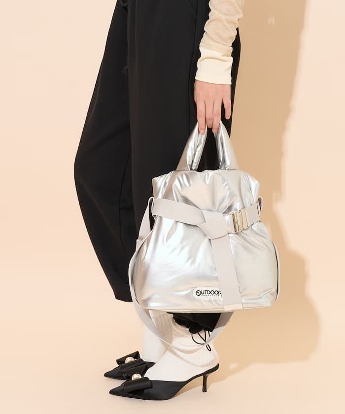 別注皮帶付菱格紋托特包 S尺寸 限定展開