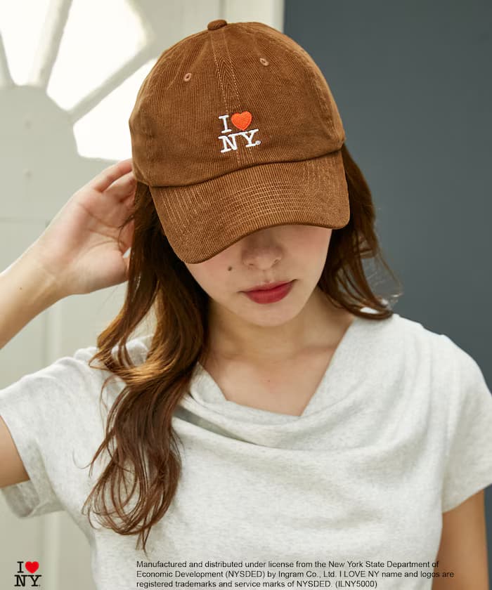 I LOVE NY 標誌刺繡 棒球帽【限定款】