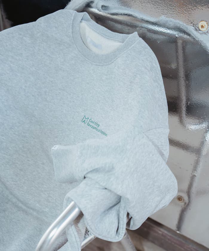 MA 基本款標誌刺繡 圓領衛衣 / 裡毛