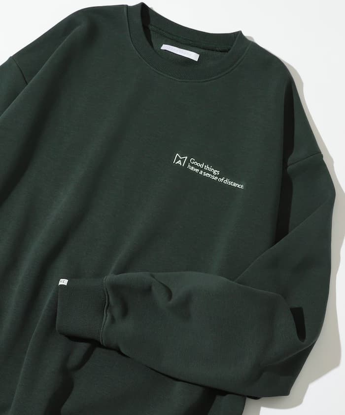 MA 基本款標誌刺繡 圓領衛衣 / 裡毛