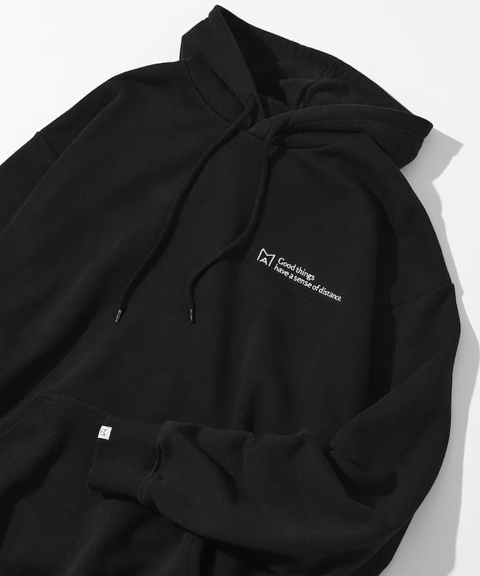 MA 基本款LOGO刺繡套頭衫連帽衣 / 裡毛