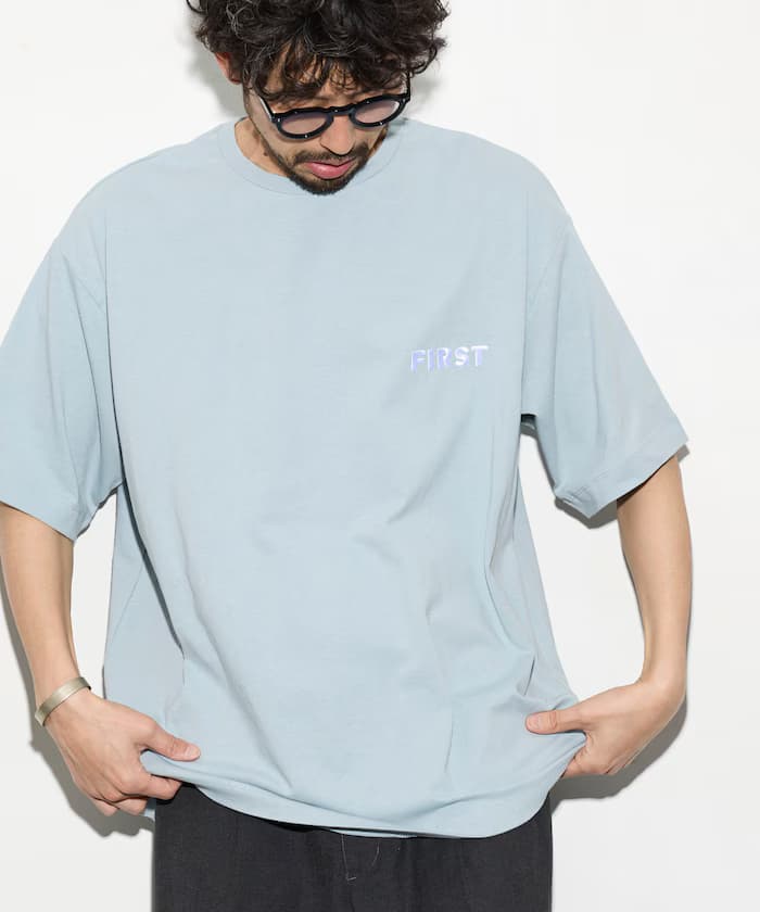 6盎司左胸刺繡logo T恤