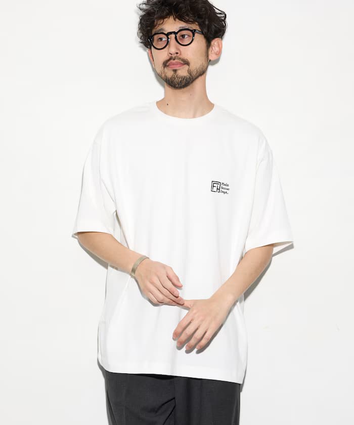 6盎司左胸刺繡LOGO圓領T恤 PSD