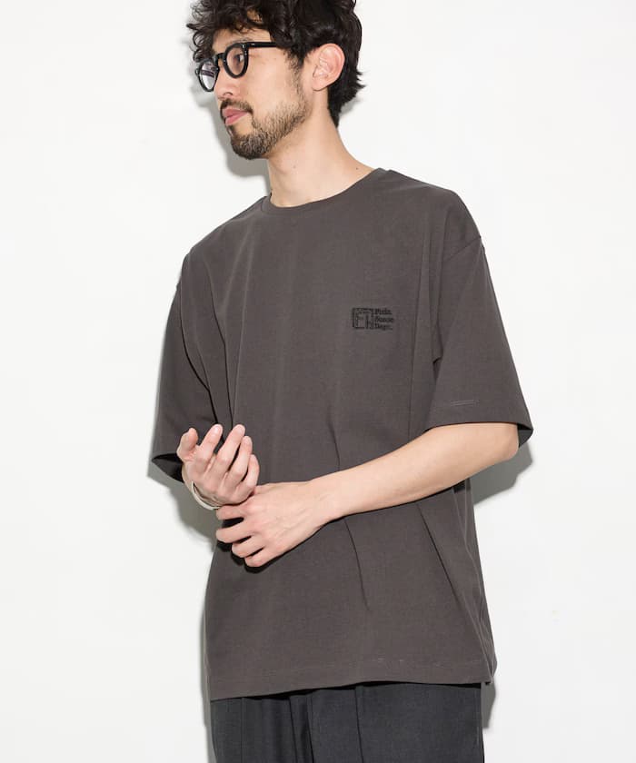 6盎司左胸刺繡LOGO圓領T恤 PSD