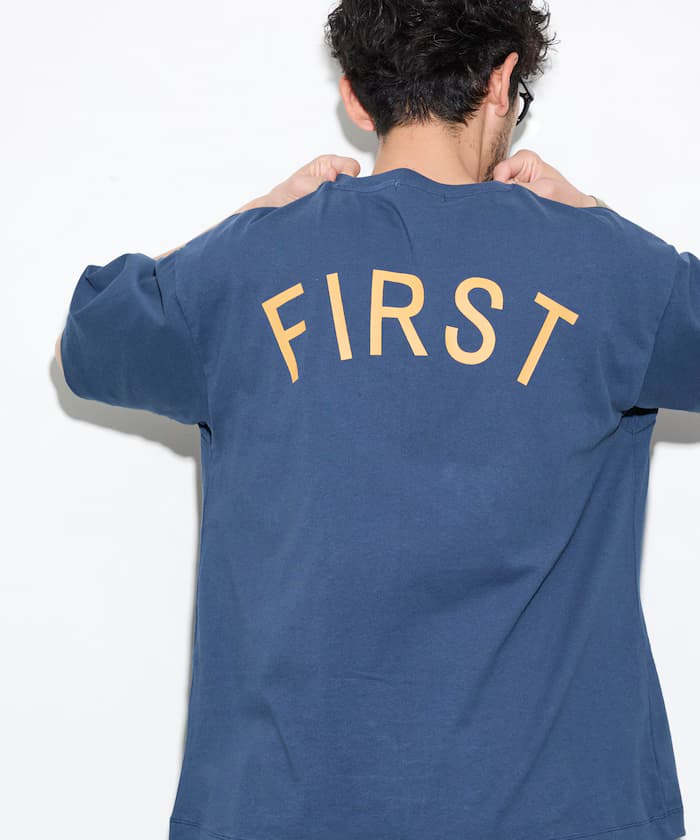 6盎司前胸LOGO刺繡圓領T恤 / 後背印花T恤 PRINT ROUND FIRST