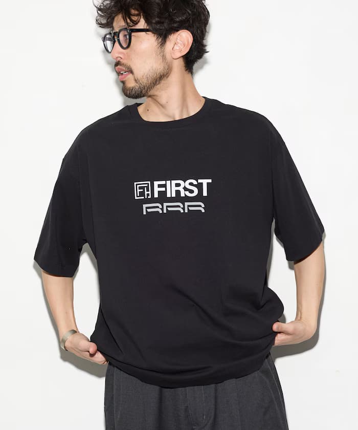 6盎司正面品牌印花圓領T恤 / 印花T恤 PRINT RRR
