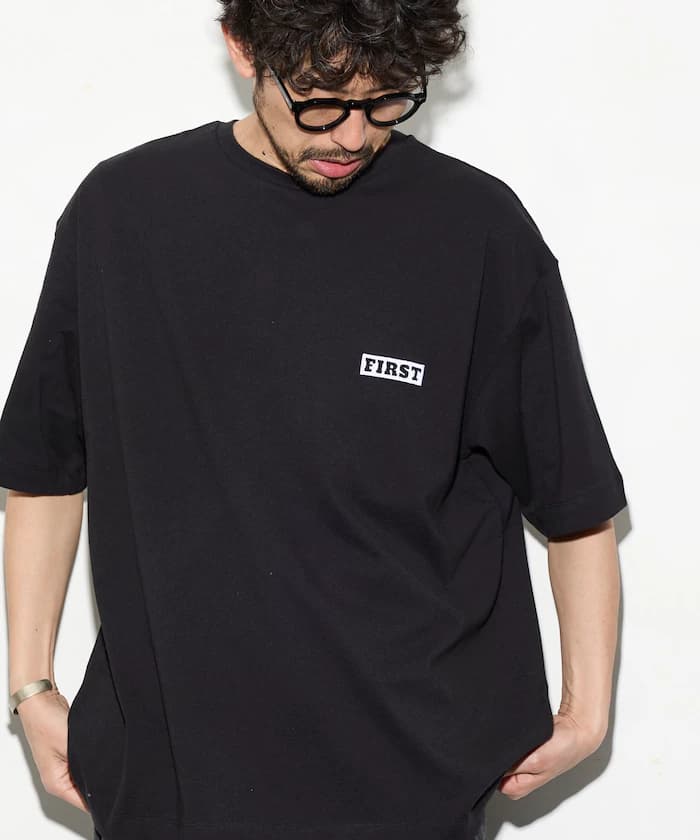 6盎司前胸刺繡logo 圓領T恤／後背印花T恤 PRINT LEFT CHEST EMBROIDERY BOX FIRST