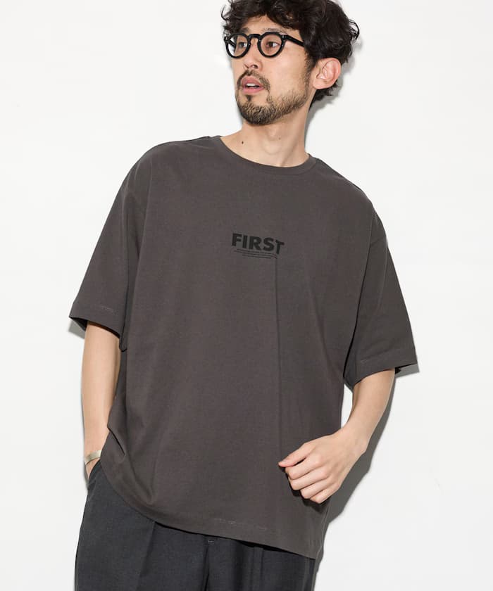 6盎司前胸LOGO印花圓領T恤 / 後背印花T恤 PRINT FRESH FIRST