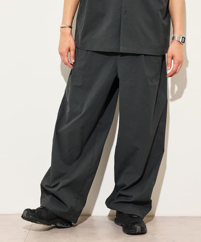 束繩乾爽流動曲線褲子 / 套裝對應款