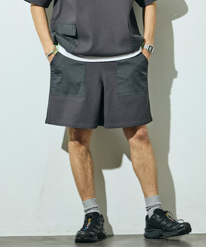 科技感溫熱鬆緊短褲 / 套裝對應款