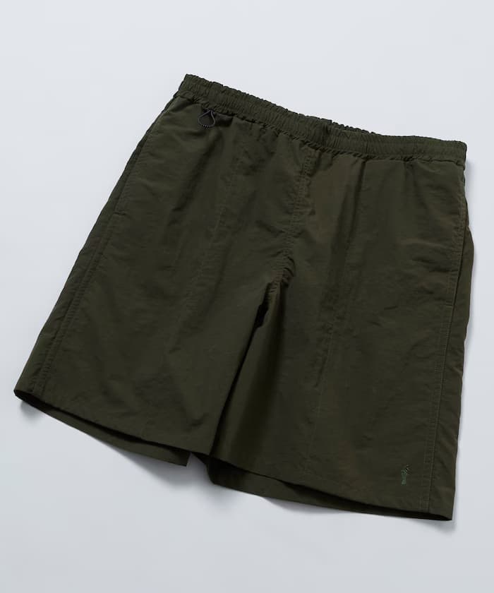 尼龍中長寬管短褲