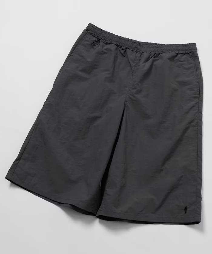 尼龍 寬管七分短褲