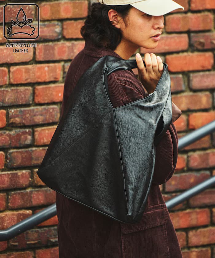 Triangle 皮革 Marche 手提包