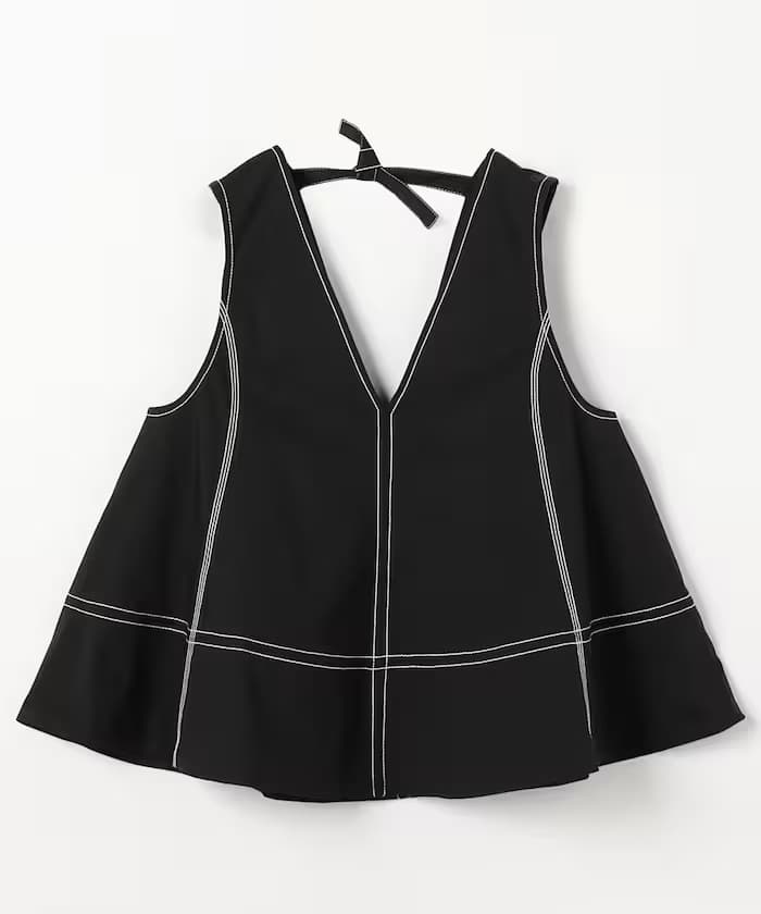 Stretch Cotton A-line Top / A1040068