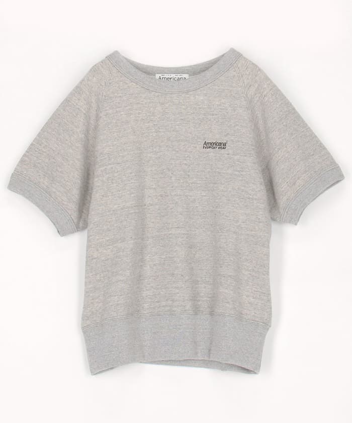 單點LOGO刺繡短版袖子拉格蘭衛衣 / BRF-800A/3