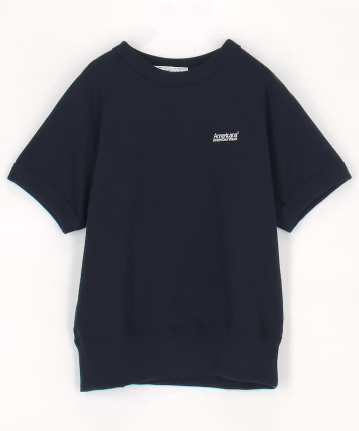 單點LOGO刺繡短版袖子拉格蘭衛衣 / BRF-800A/3