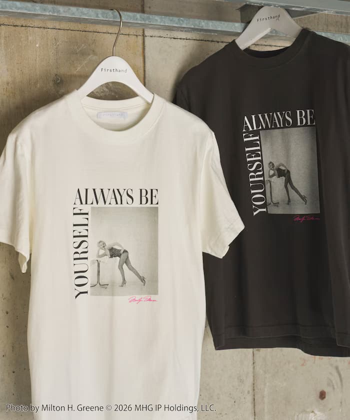 瑪麗蓮夢露短版袖黑白相片T恤