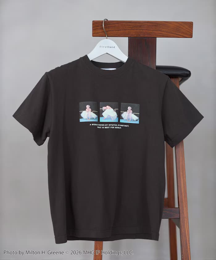 瑪麗蓮夢露短版短袖三張照片T恤