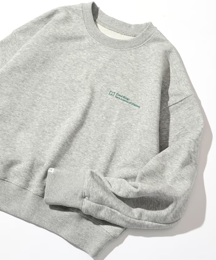 MA 基本款刺繡圓領衛衣 女款