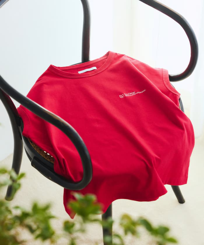 基本款 LOGO 法式袖 T恤