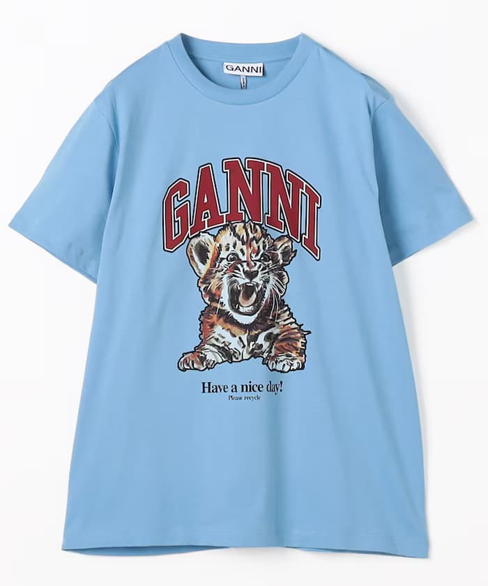 Basic Jersey Tiger Relaxed T-shirt / T4007