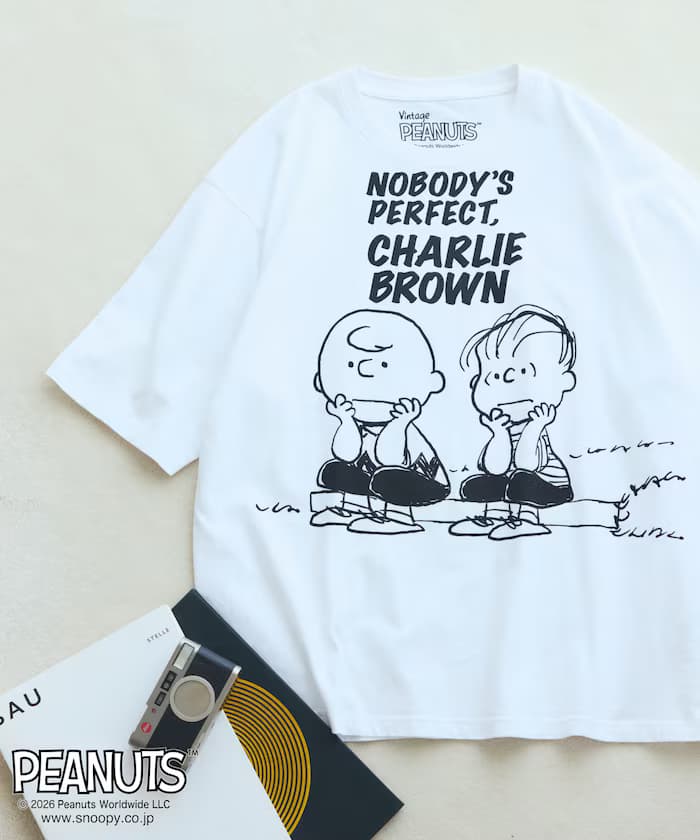 PEANUTS 前面印花 短袖 T恤 / JT261C02